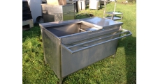 Pokladní blok s pojezd. dráhou, 1400x700x850mm gastro bazar